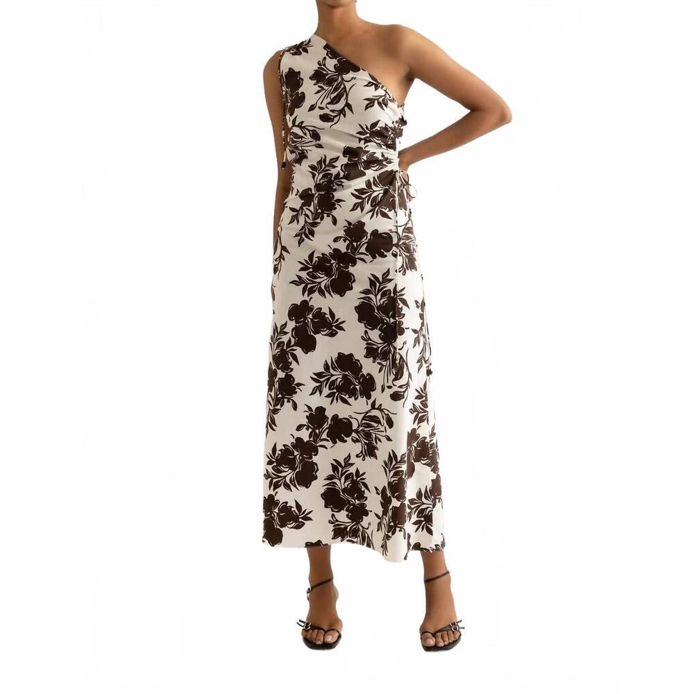 NEW SUMMER AWAY serena midi dress in blossom shadows